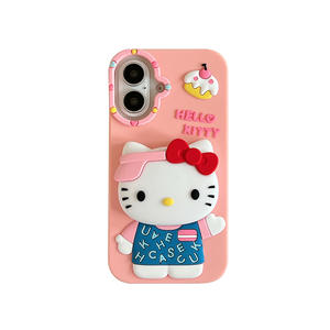 Funda Protectora de Silicona 360 con Diseño de Dibujos Animados HiCyber para iPhone 13 Pro Max, con Estampado en Caliente - Product Image 4