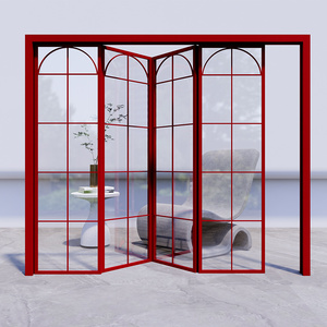 Puertas arqueadas de aleación de aluminio de primera calidad en blanco y negro que aportan elegancia europea <span class=keywords><strong>a</strong></span> su hogar - Product Image 6