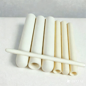 Tubo de cerámica de alúmina 99% personalizable Cerámica piezoeléctrica cerrada de un extremo Hecho en China Material de cordierita - Product Image 2