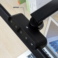 Lampe de bureau LED flexible à bras articulé, moderne, multifonctionnelle, pour la protection des yeux, large et longue, à gradation automatique, réglable, CRI 90 élevé, pour tâches variées