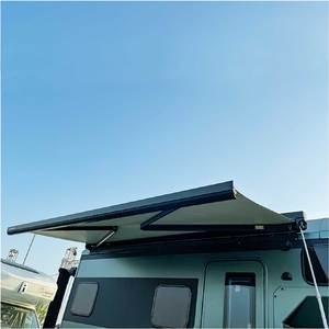 Auvent motorisé rétractable automatique en alliage d'aluminium Awnlux W5500 pour camping-car, <span class=keywords><strong>caravane</strong></span>, véranda, avec éclairage LED - Product Image 1