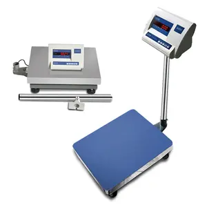 Veidt Weighing 300kg 45*60 Carbon Steel Zemic Load Cell A12E Counting Scale Weighing Controller Indicator With Relays
