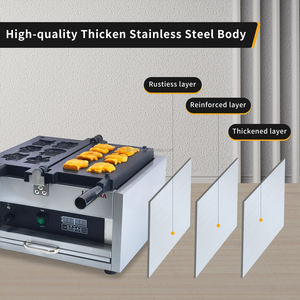 Nueva máquina de gofres de dibujos animados multifuncional fácil de operar, gofres de sándwich caliente para niños, aperitivos nutritivos y saludables para el hogar - Product Image 6