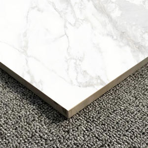 Carreaux de sol en porcelaine effet marbre blanc mat antidérapant <span class=keywords><strong>60x60</strong></span> (24x24) pour la décoration intérieure, fournis par la ville de Foshan - Product Image 2