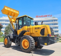 Chinesischer Mingyu Hersteller 2 Tonnen kleiner schwerer Bagger lader 3 Tonnen Mini-Vorderrad lader Zum Verkauf