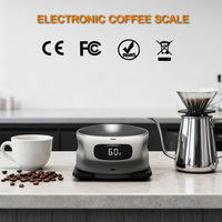 Balance numérique multifonction avec écran LCD 0.1g de précision pour expresso et cuisine