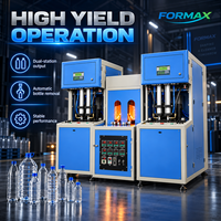 Machine de soufflage semi-automatique pour bouteilles PET, pour la fabrication de bouteilles d'eau minérale et de boissons