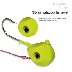 Vente en gros de <span class=keywords><strong>leurre</strong></span> à tête plombée à double hameçon 40g 60g 80g 100g - Product Image 2