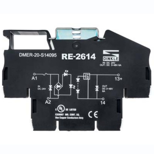 Relé Dinkle Re-2614, CC 24V Entrada, 3-48V Salida, 6A, Miniatura, Electromagnético, Uso General - Product Image 2