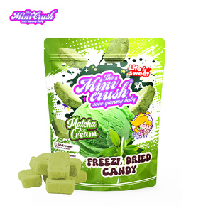 Caramelo inflado liofilizado a granel, helado saludable con sabor a Matcha en polvo, ingredientes de sabores de leche de coco afrutados dulces, azúcar - Product Image 3