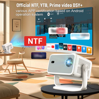 Mini-Projecteur Vidéo Topleo Portable de Salon 1080p LCD, Projecteur Intelligent Android 13 4K Wifi