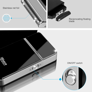 PRITECH Ultra Smooth <b>Mirror</b> Surface Rechargeable Travel Portable <b>Shaver</b> for Man <b>Shaver</b> - Product Image 3