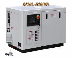Générateur diesel ultra-silencieux 10/15/20 kVA (8/12/16 kW) monophasé/triphasé, groupe électrogène portable d'urgence - Product Image 1