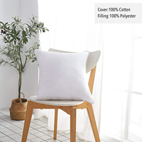 Inserts de coussins OEM ODM, rembourrage en polyester, enveloppe en coton, hypoallergéniques, doux et offrant un soutien, formes de coussins pour canapé, personnalisables