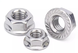 M4 M5 M6 M8 M10 M12 M14 M16 Nut mặt bích đánh bóng thụ động kẽm JIS chứng nhận rãnh hạt khai thác chăm sóc sức khỏe - Product Image 3