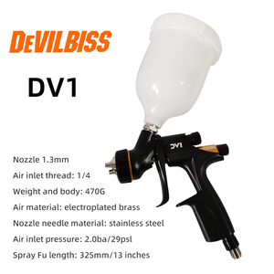 Pistola de Pintura Original para Automóviles, Calibre 1.3, <span class=keywords><strong>DV1</strong></span> - Product Image 5