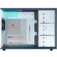 Boîtier Full Tower ZhenLoong pour GPU, 15 ou 10 baies, châssis de serveur à échange à chaud pour disques durs, NAS compatible E-ATX avec alimentation redondante CRPS