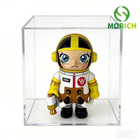 Un grand présentoir en acrylique, boîte de rangement transparente en acrylique anti-poussière pour figurines, boîtes mystères, Bearbricks