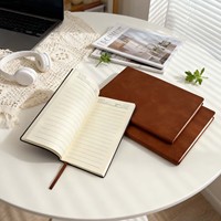 Cuaderno de Negocios A5/A6/B5 de Piel de Oveja Suave, 100 Hojas, Logotipo Personalizado, Grueso, de Alta Calidad, Hecho en Zhejiang, Regalos