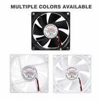 Ventilateur axial DC 8025 80x80x25mm, ventilateur de refroidissement sans balais 12V 24V 48V à roulement à billes, signal PWM FG RD pour onduleur et armoire de stockage d'énergie