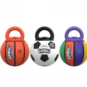 Mango de goma duradero resistente a mordeduras, pelota interactiva para mascotas, juguetes para masticar perros para entrenamiento, pelota agresiva para perros, juguete para perros - Product Image 1