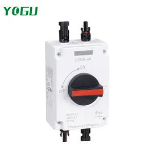 YOGU Solar DC PV Aislamiento 32A 20AMP Interruptor de aislamiento eléctrico IP66