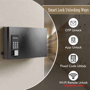 WeHere Factory 24 clés murales en acier mot de passe <span class=keywords><strong>numérique</strong></span> électronique hôtel clé <span class=keywords><strong>coffre</strong></span>-<span class=keywords><strong>fort</strong></span> sécurité armoire à clés - Product Image 2