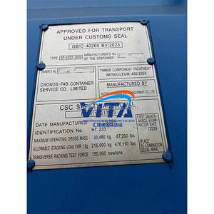 Nouveaux conteneurs d'expédition neufs et d'occasion de 20 pieds pour les acheteurs Nouveaux conteneurs d'expédition secs 20GP New Brand Metal Shipping Container - Product Image 5