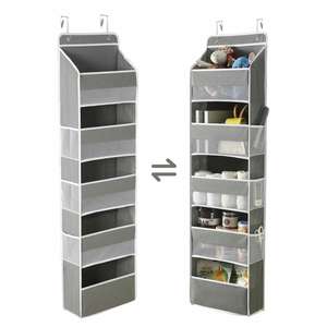 Nouveau sac de rangement mural suspendu pour porte, en tissu non tissé, cinq couches, grande capacité, pour chambre à coucher - Product Image 1