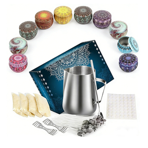 Caja de Regalo de Lujo para Velas, Frasco Premium con Mezcla Aromática de Coco y Soja, Fragancia para el Hogar, Presentación de Boutique, Surtido - Product Image 5