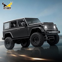 MN-212 1/12 4WD RC Camioneta Monstruo Todoterreno Rock Crawler de Metal con Motor 280, Control Proporcional de 4 Canales 2.4G, Luces LED, RTR 50m