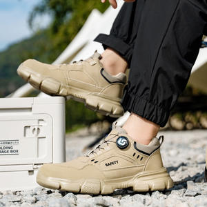 Lightweight Work <strong>Boots</strong> Steel Toe Cap <strong>Waterproof</strong> Safety Trainers for <strong>Men</strong> Women Non-Slip for Autumn Season for Factory Use - Product Image 3