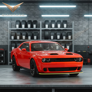 New Front/Rear Bumper Conversion Kit Full <strong>Set</strong> PP <strong>Hellcat</strong> Style Cover Grille Lip Upgrade for <strong>Challenger</strong> 2008-2014 to 2015-2023 - Product Image 3