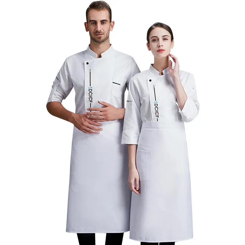 OEM ODM Quality Competitive Unisex Chef Coat Chef Jacket Working Uniforms Waiter Waitress Uniform chefs clothing uniforms