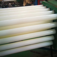 Tiges en ptfe Offre Spéciale Tige en nylon moulé à vis Tige en plastique extrudé Pa PEHD