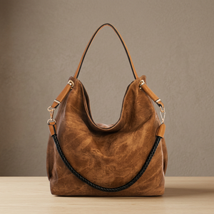 Bolsos de Mano de Cuero Genuino para Chicas, a la Moda, Resistentes al Agua, Térmicos, de Gran Capacidad, con Cierre de Cremallera, Marca BS INTERNATIONAL, Venta al Por Mayor - Product Image 3