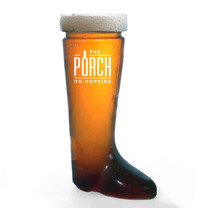 Gobelet à bière en plastique de 1 litre, gobelet à bière transparent en forme de botte géante - Product Image 1