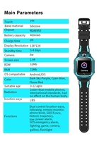 Montre intelligente Q19 pour enfants, filles et garçons, avec caméra SOS, GSM, LBS, GPS, alarme, horloge, 2G, avec carte SIM pour téléphone portable