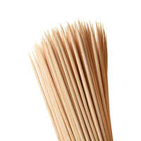 Brosse de nettoyage en bambou écologique pour barbecue, camping et cuisine - Multifonctionnelle, robuste, long manche, finition chromée