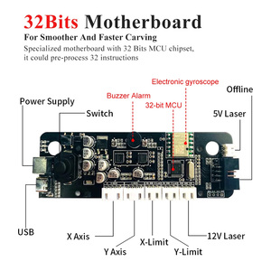 MakerPi M4 DIY Laser Engraver Engraving Carving Cutting Machine Wood Laser Output Power 5W 5.5W 6.5W 6W 7W 10W 11.5W 12.5W - Product Image 4