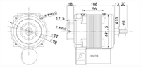 Moteur de ventilateur de chauffage à induction monophasé haute efficacité 50Hz diesel, classe d'efficacité IE2, 500W, protection anti-goutte pour