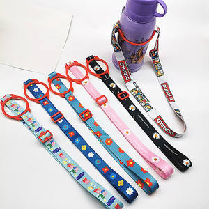 새로운 맞춤형 다기능 물병 컵 홀더 랜야드 조절 가능한 음료수 병 스트랩 휴대용 보온병 컵 스트랩 - Product Image 5