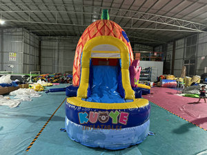 Gran oferta comercial húmedo/Seco <span class=keywords><strong>esponja</strong></span> <span class=keywords><strong>Bob</strong></span> rebote casa tobogán Combo personaje rebote castillo <span class=keywords><strong>hinchable</strong></span> gorila inflable para niños - Product Image 5