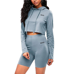 Conjuntos de yoga y jogging personalizados para <span class=keywords><strong>mujer</strong></span> 2026, 2 piezas, ajustados, ropa de calle a la moda, ropa de gimnasio, conjunto deportivo sexy. - Product Image 6