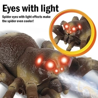 OEM Control remoto por infrarrojos araña de plástico grande caminar insecto IR Animal simulación juguetes RC araña para niños mascotas regalo de Halloween