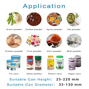 Linea Automatica di Riempimento, Tappatura, Sigillatura ed Etichettatura a 3 Teste per Polveri di Spezie, Standard CE, per Paprika e Zafferano - Product Image 2
