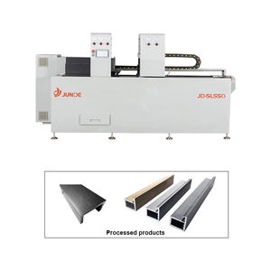 Scie à tête unique JUNDE 3000 tr/min, machine de découpe de profilés en aluminium à alimentation automatique CNC à 90 degrés - Product Image 4