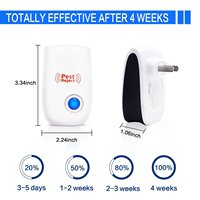 Répulsif Électronique Ultrasonique OEM ODM en ABS pour Insectes d'Intérieur, Moustiques, Souris, Cafards, Araignées, Rats