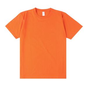 T-shirt décontracté à manches courtes en coton épais 250g pour homme, imprimé de marque, couleur unie, tricoté, tendance été - Product Image 5