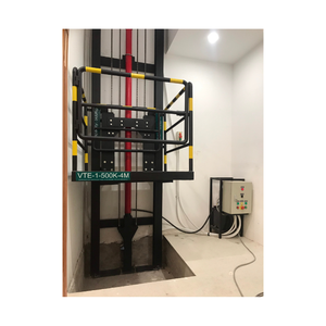 Ascenseur de cargaison de produit de vente chaude avec deux poteaux VTE - 1 équipement de levage d'ascenseur de marchandises de haute qualité en entrepôt - Product Image 3